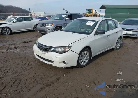 2008 Subaru Impreza 2.5I z USA, uszkodzony, nr VIN JF1GH61678H837814